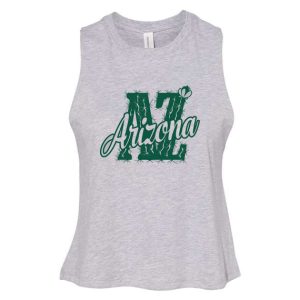 AZ Arizona Women's Racerback Crop Tank